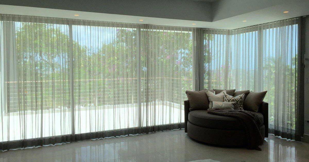 Cortinas para interior y exterior, residenciales y comerciales